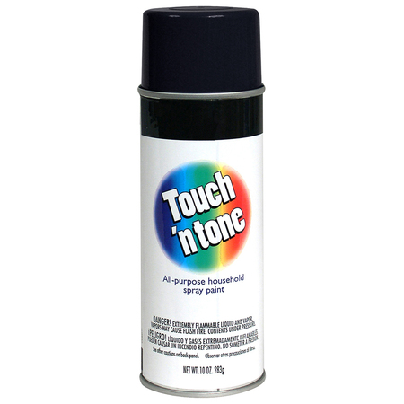 RUST-OLEUM 10 Oz Black Touch'n Tone General Purpose Spray Paint 55276830